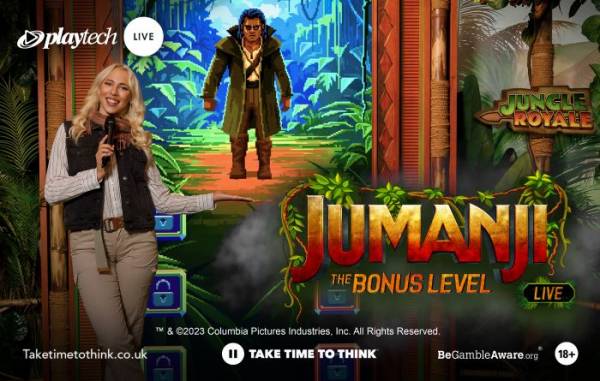 Jumanji: The Bonus Level by Playtech – First-ever Live Game Inspired by Hollywood Blockbuster