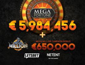 Lucky Player Hits €6m Mega Fortune Jackpot and Gets €650,000 Mega Million Bonus